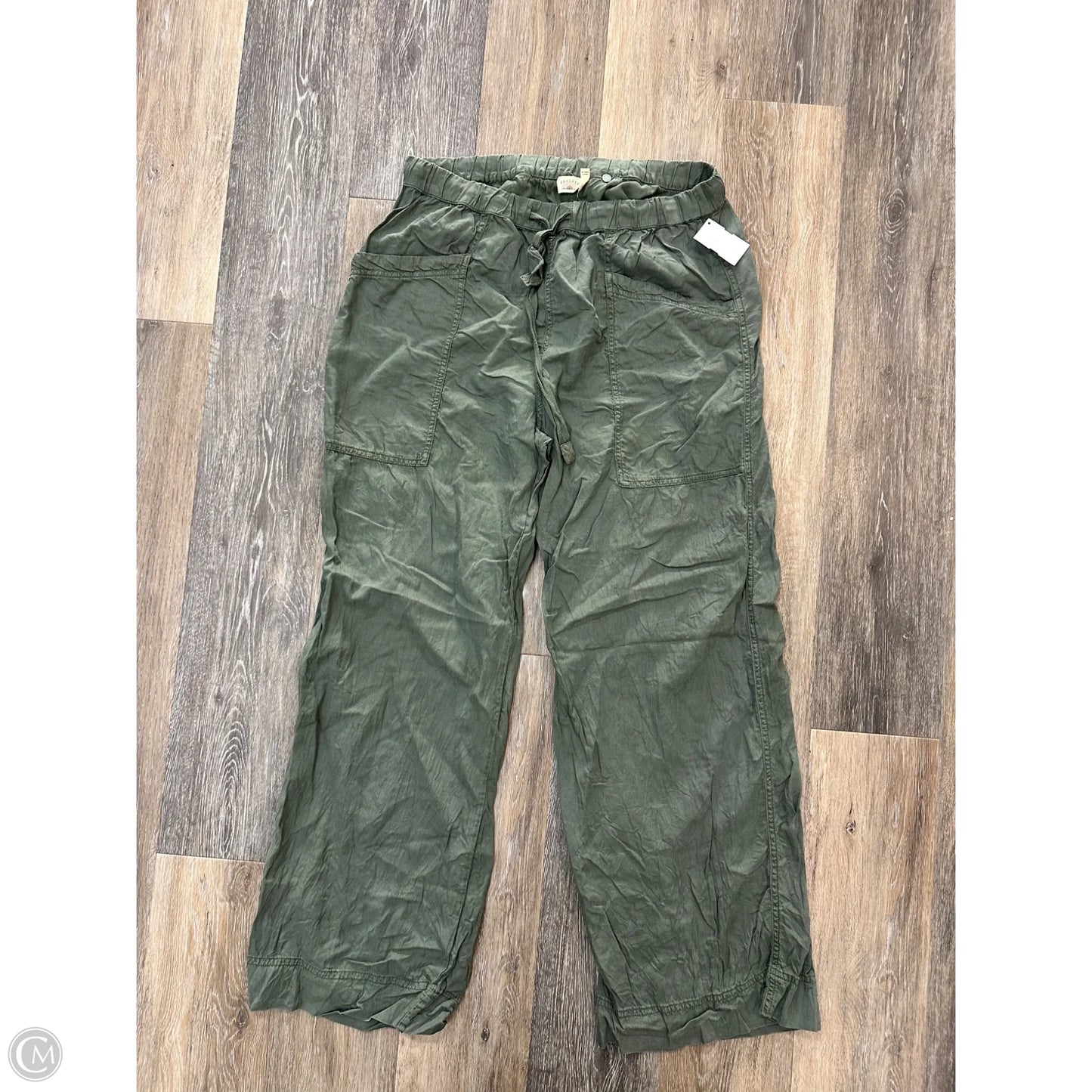 Pants Wide Leg By Faherty In Green, Size: L