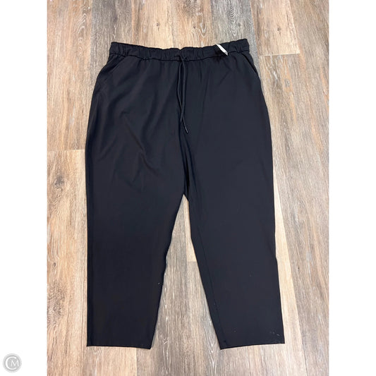 Athletic Pants By Lululemon In Black, Size: 20