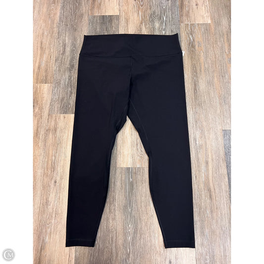 Athletic Leggings By Lululemon In Black, Size: 18