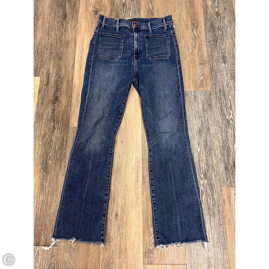 Jeans Boot Cut By Mother Jeans In Blue Denim, Size: 4/27