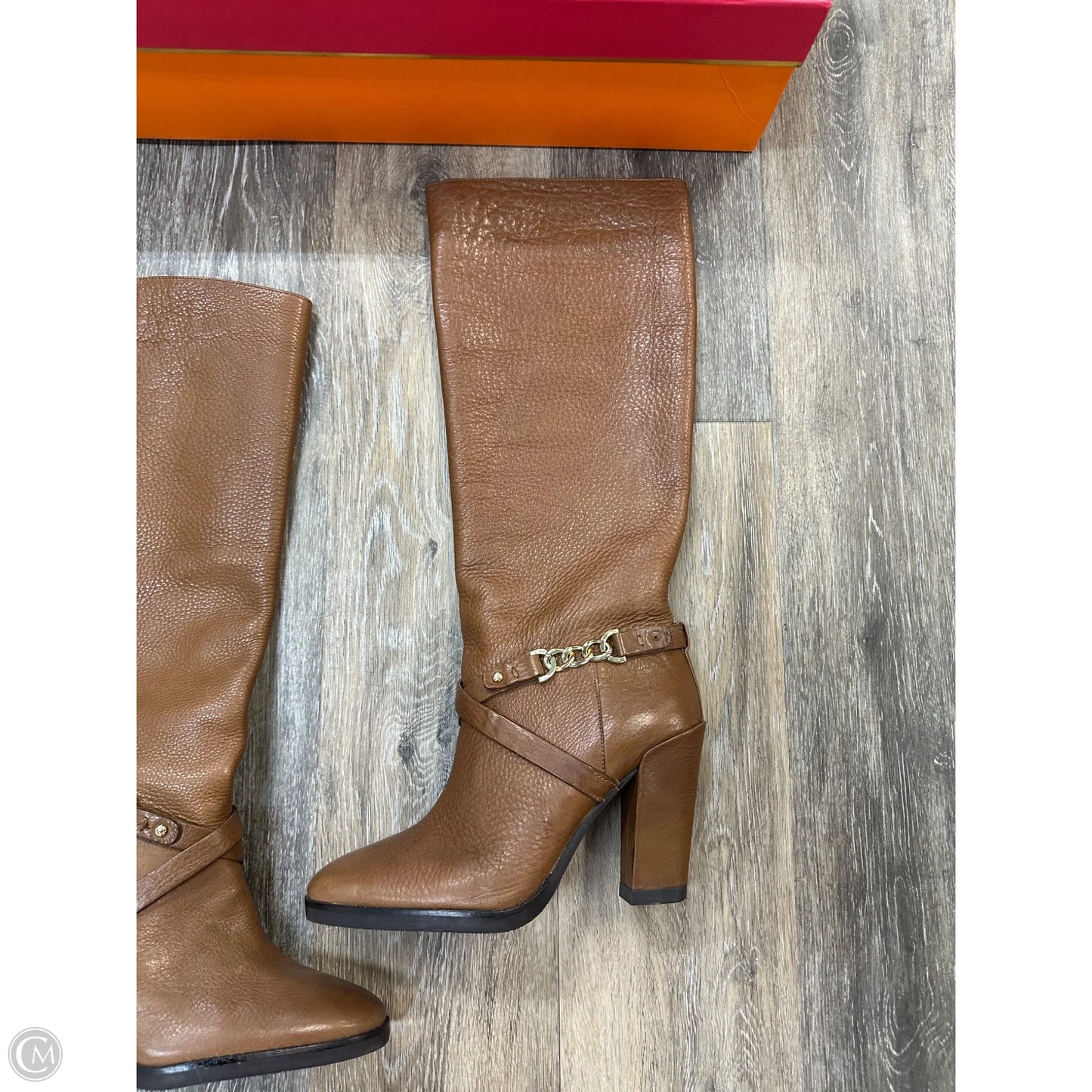 Boots Designer By Kate Spade In Brown, Size: 8