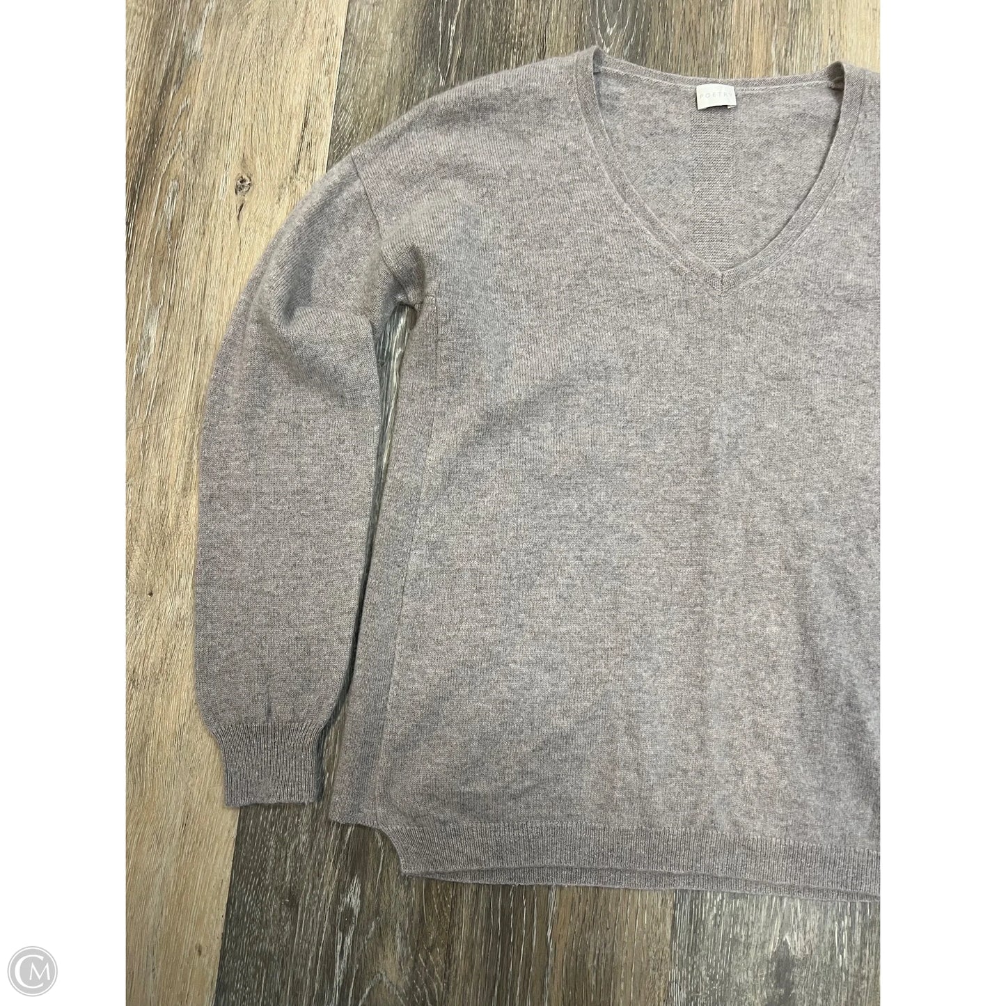 Sweater Cashmere By Poetry In Grey, Size: 6