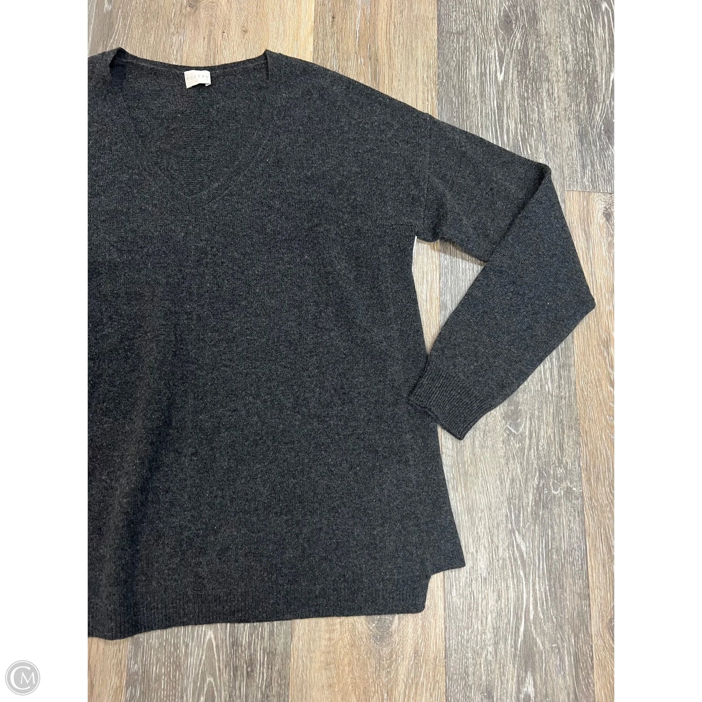 Sweater Cashmere By Poetry In Grey, Size: 6