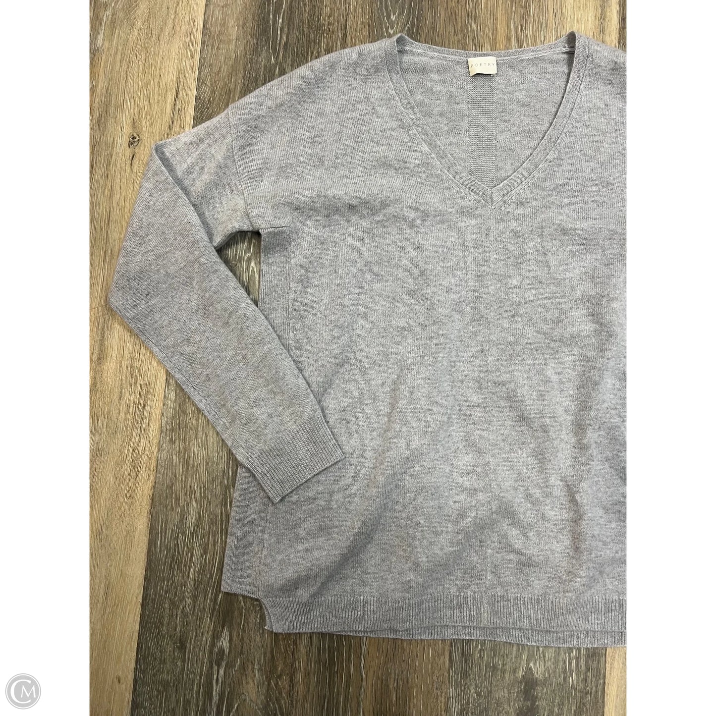 Sweater Cashmere By Poetry In Grey, Size: 6