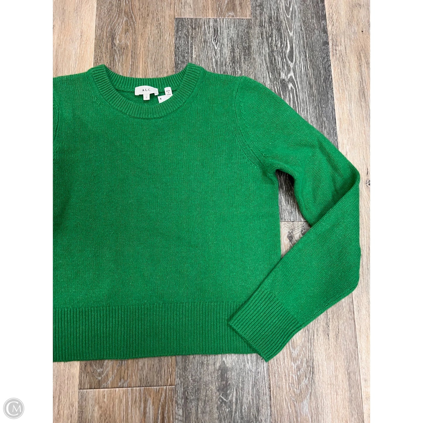 Sweater Designer By Alc In Green, Size: S