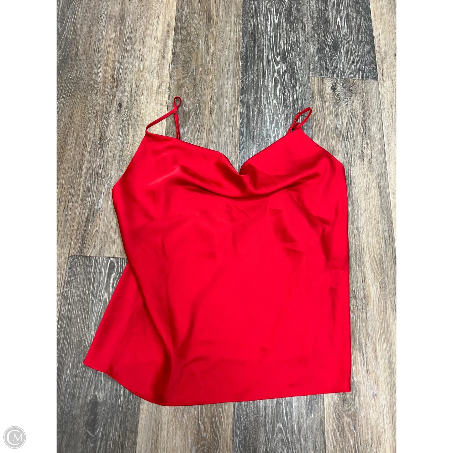 Top Sleeveless By The Drop In Red, Size: L