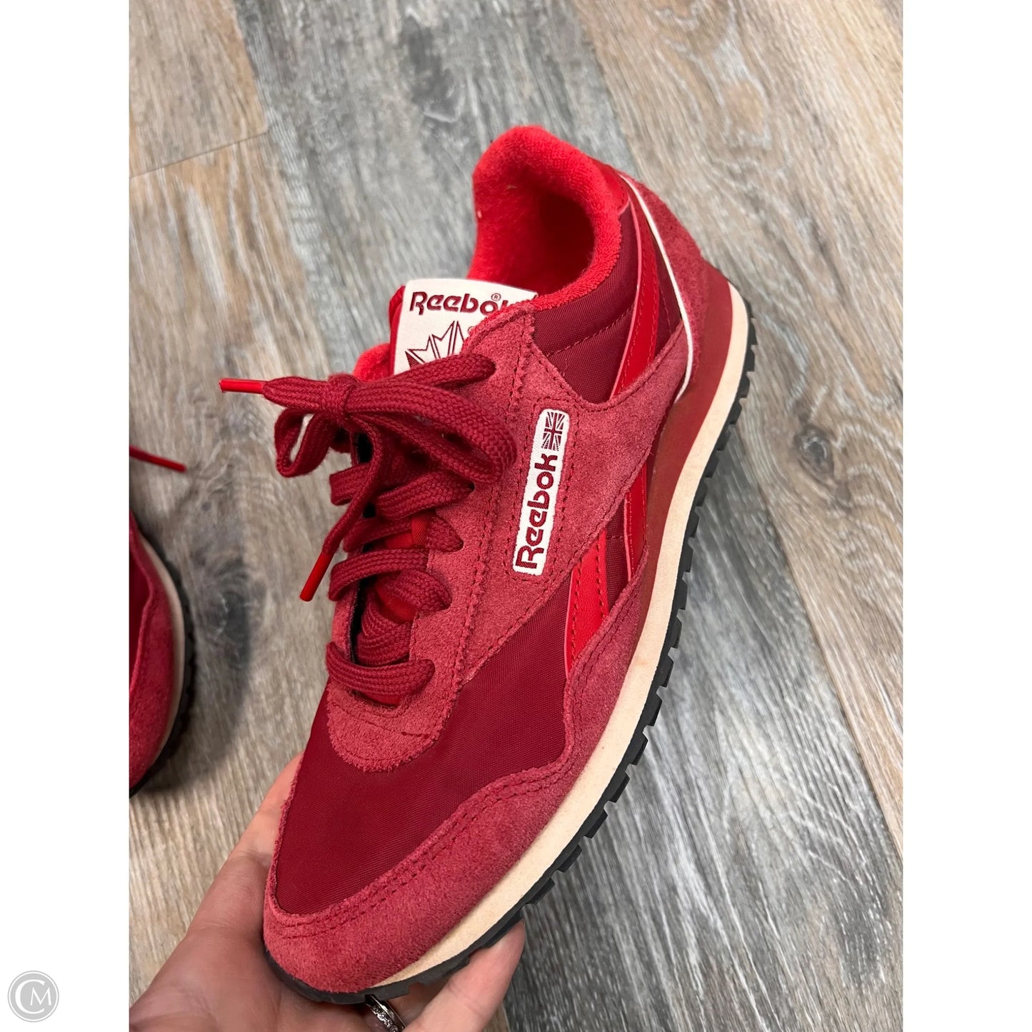 Shoes Sneakers By Reebok In Red, Size: 7.5