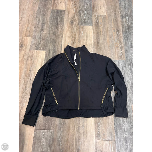 Athletic Jacket By Lululemon In Black, Size: 4
