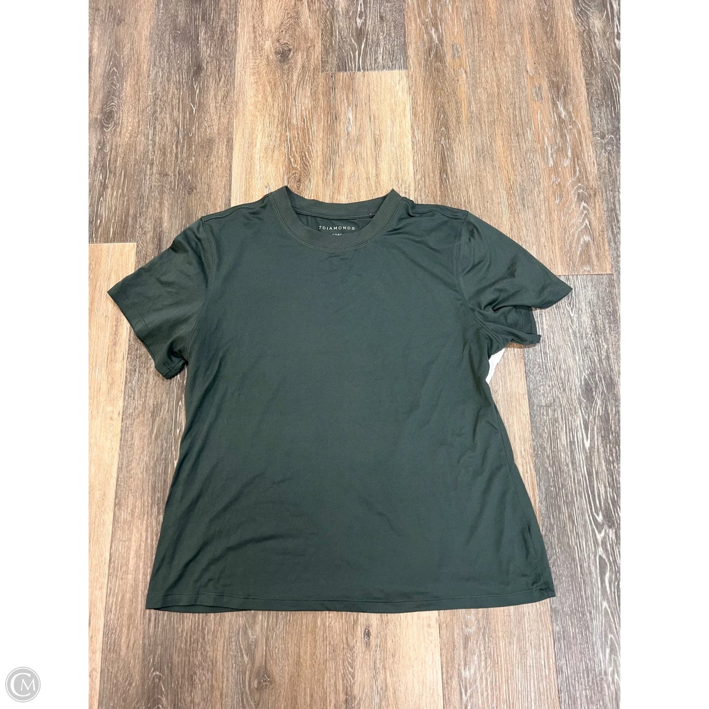 Athletic Top Short Sleeve By 7 Diamonds In Green, Size: Xxl