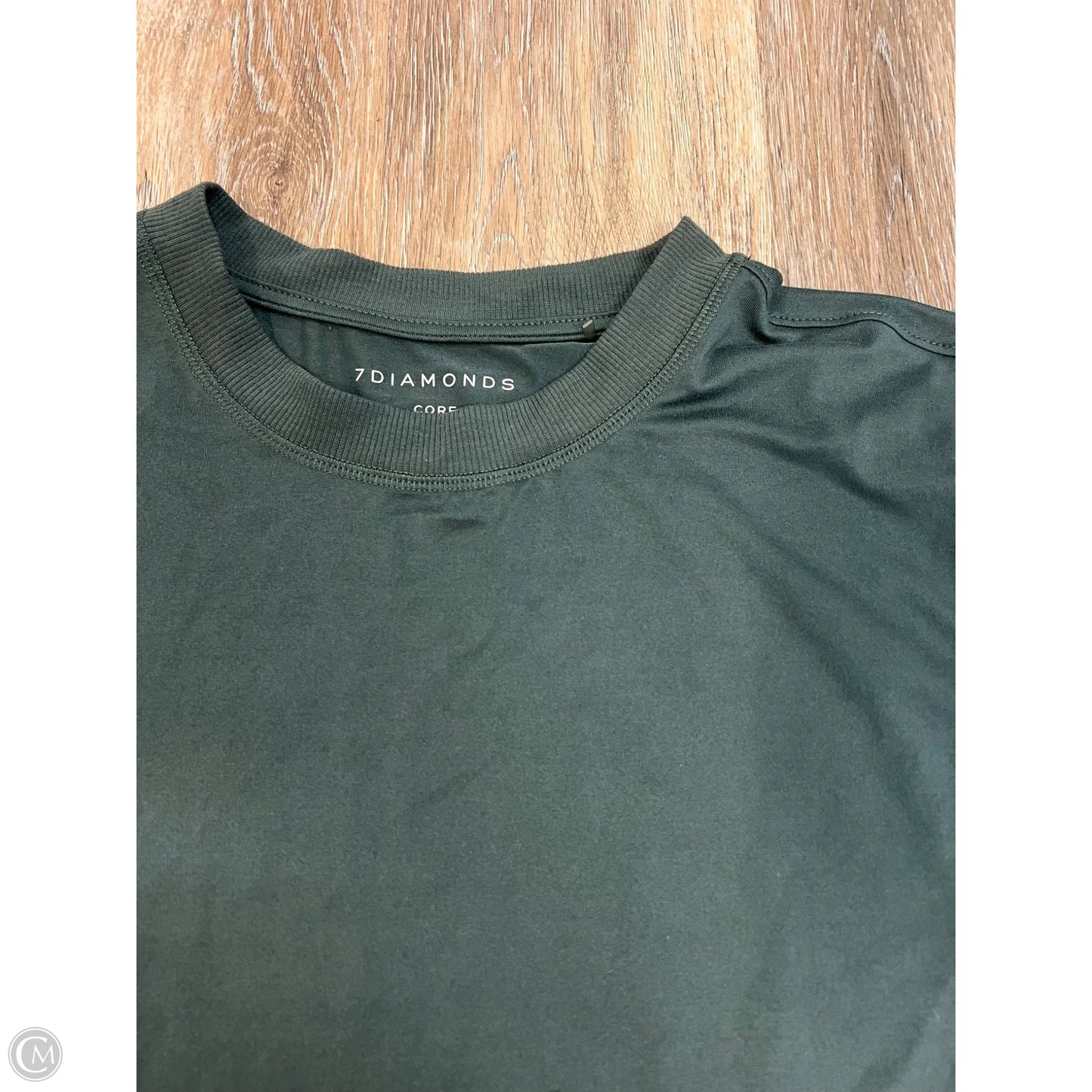 Athletic Top Short Sleeve By 7 Diamonds In Green, Size: Xxl