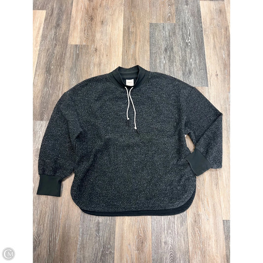 Sweatshirt Collar By Varley In Grey, Size: L