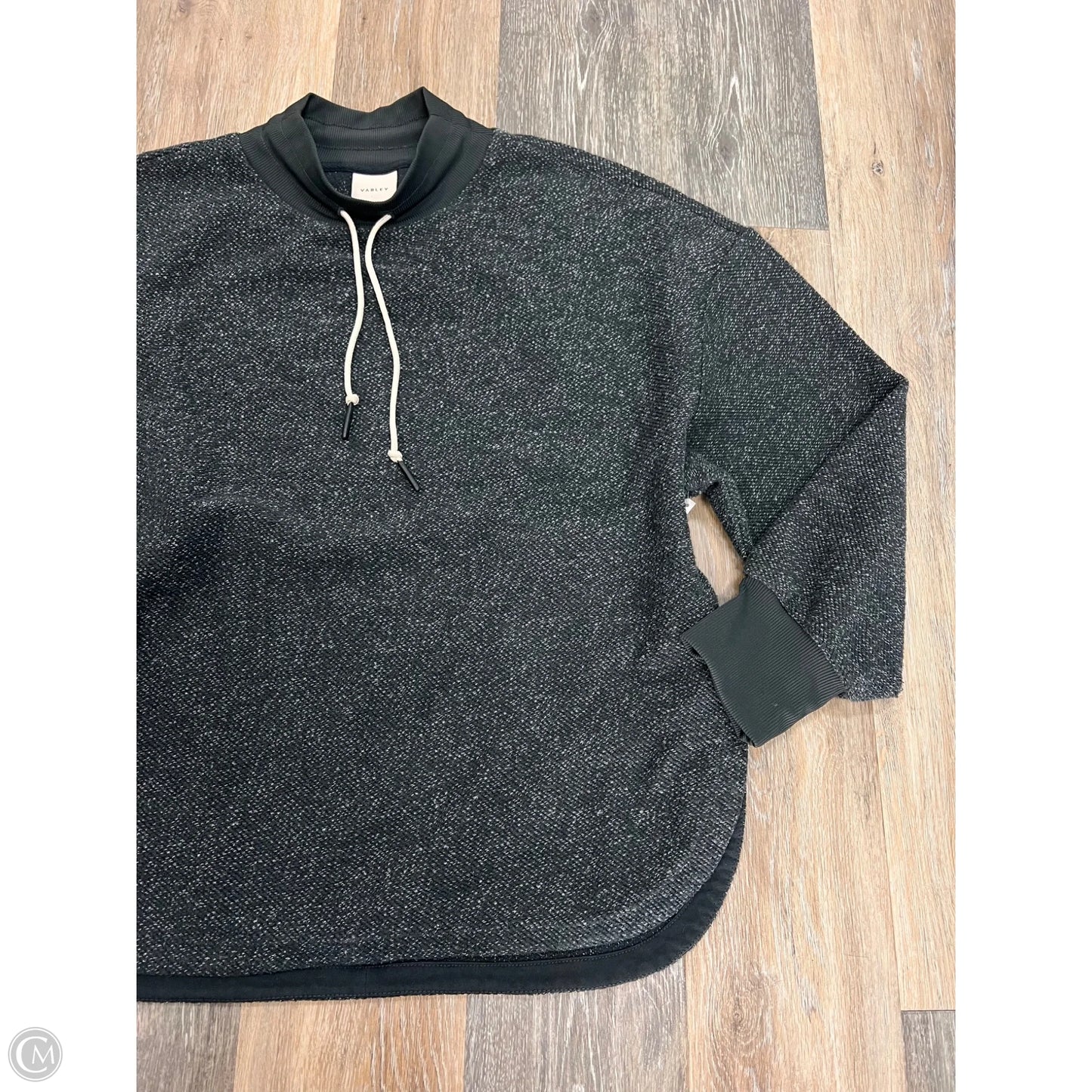 Sweatshirt Collar By Varley In Grey, Size: L