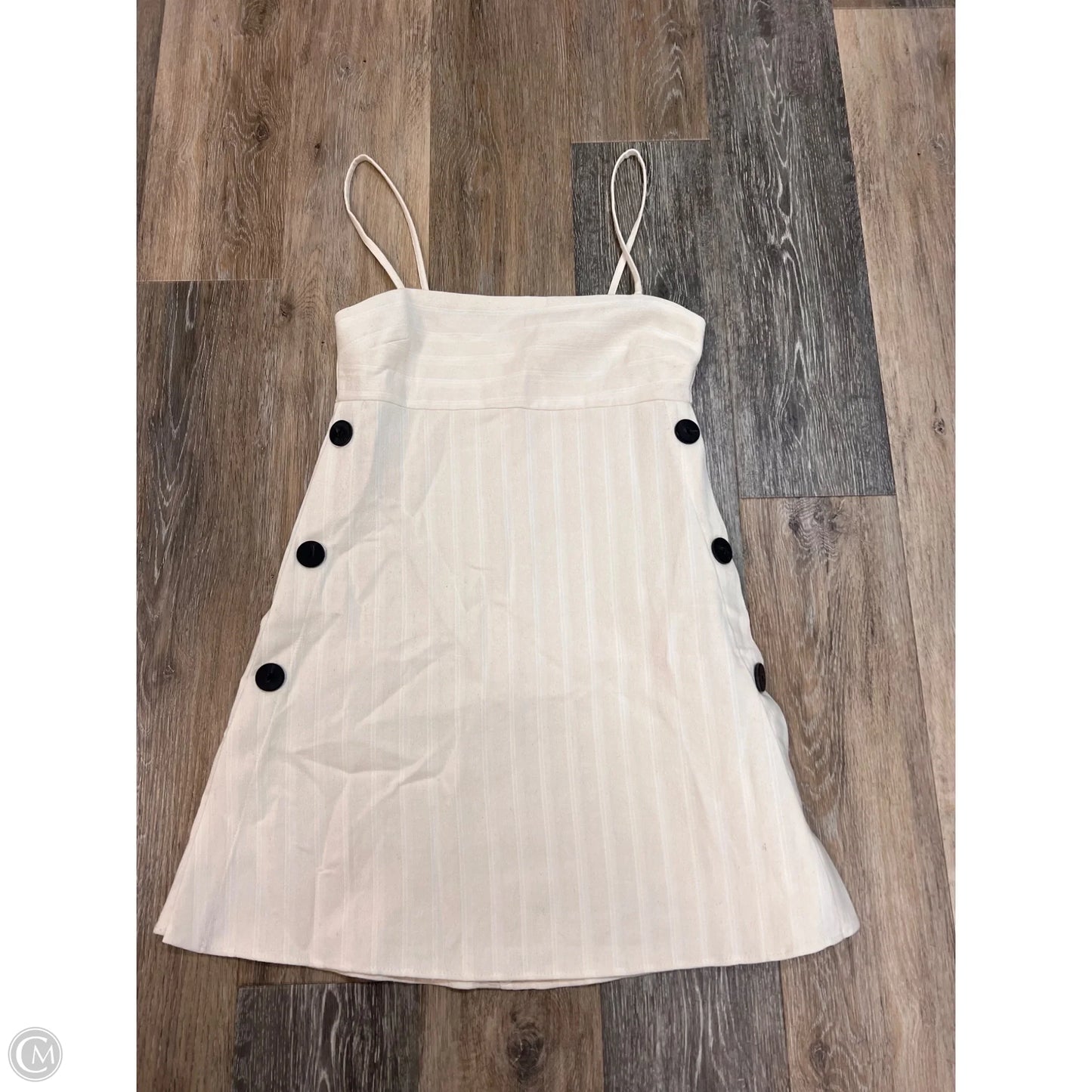Dress Casual Short By Zara In Cream, Size: S