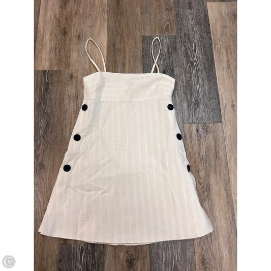 Dress Casual Short By Zara In Cream, Size: S