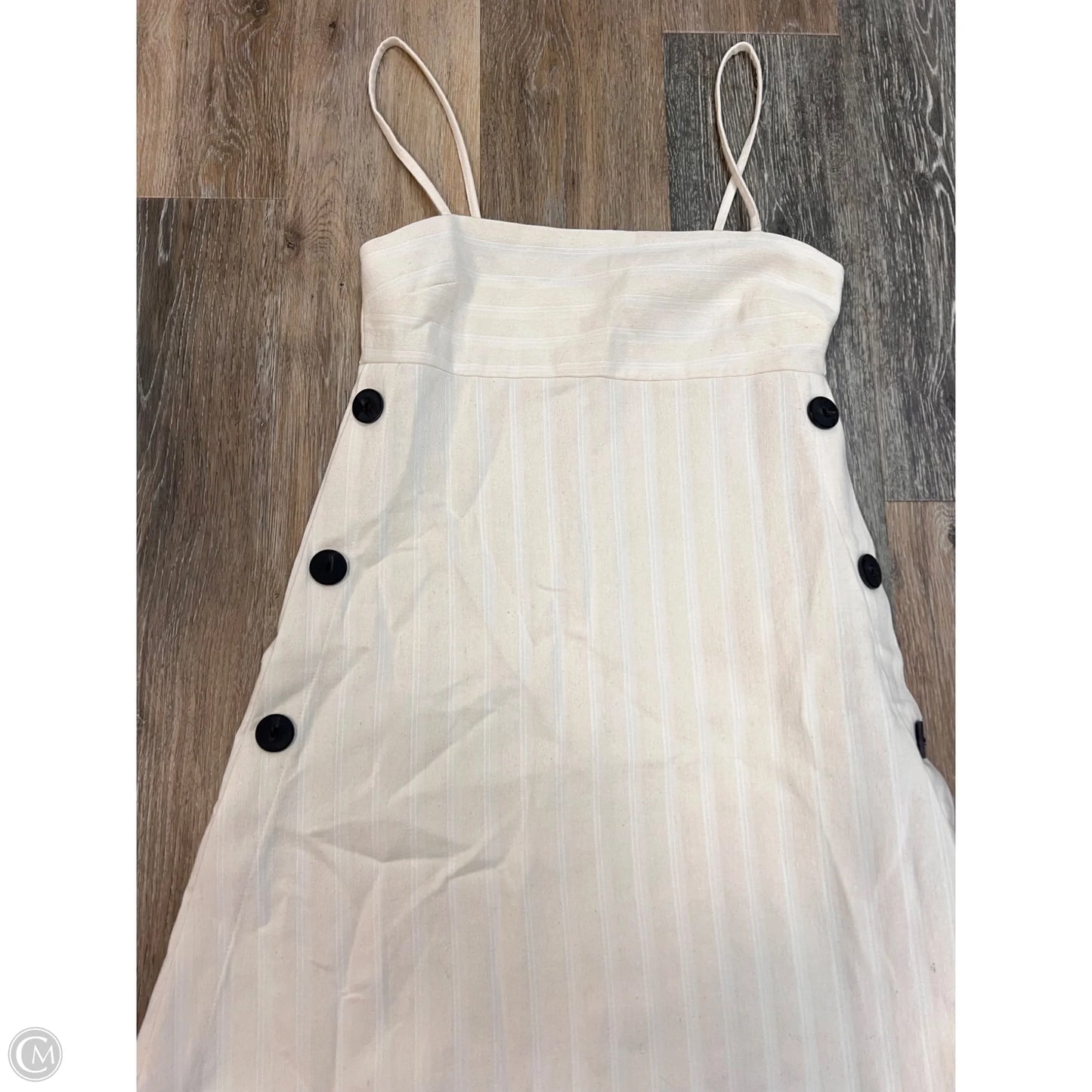 Dress Casual Short By Zara In Cream, Size: S