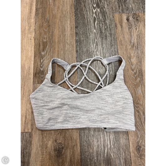 Athletic Bra By Lululemon In Grey, Size: 8