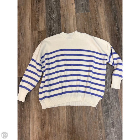 Sweater By Miou Muse In Striped Pattern, Size: M