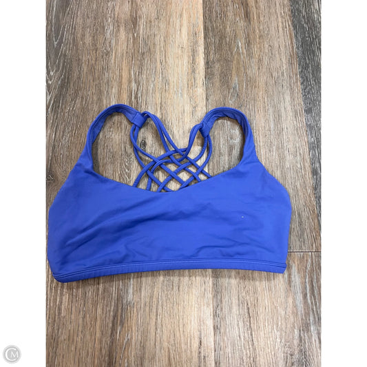 Athletic Bra By Lululemon In Blue, Size: 8