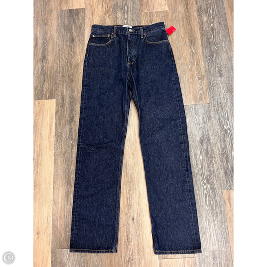 Jeans Straight By Agolde In Blue Denim, Size: 6/28