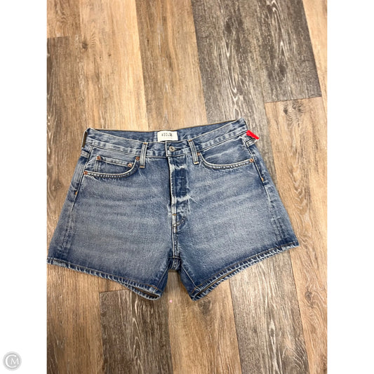 Shorts By Agolde In Blue Denim, Size: 6/28