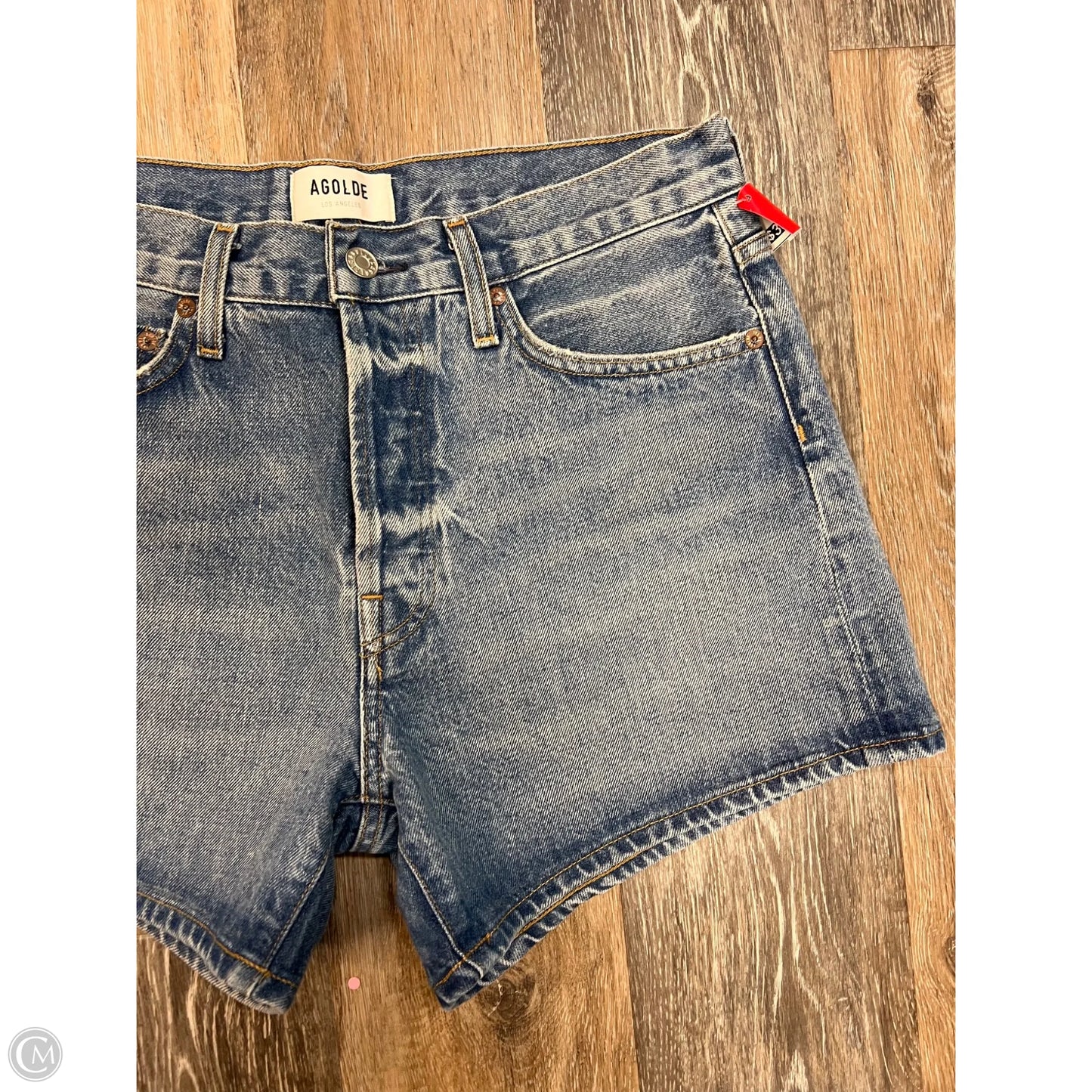 Shorts By Agolde In Blue Denim, Size: 6/28