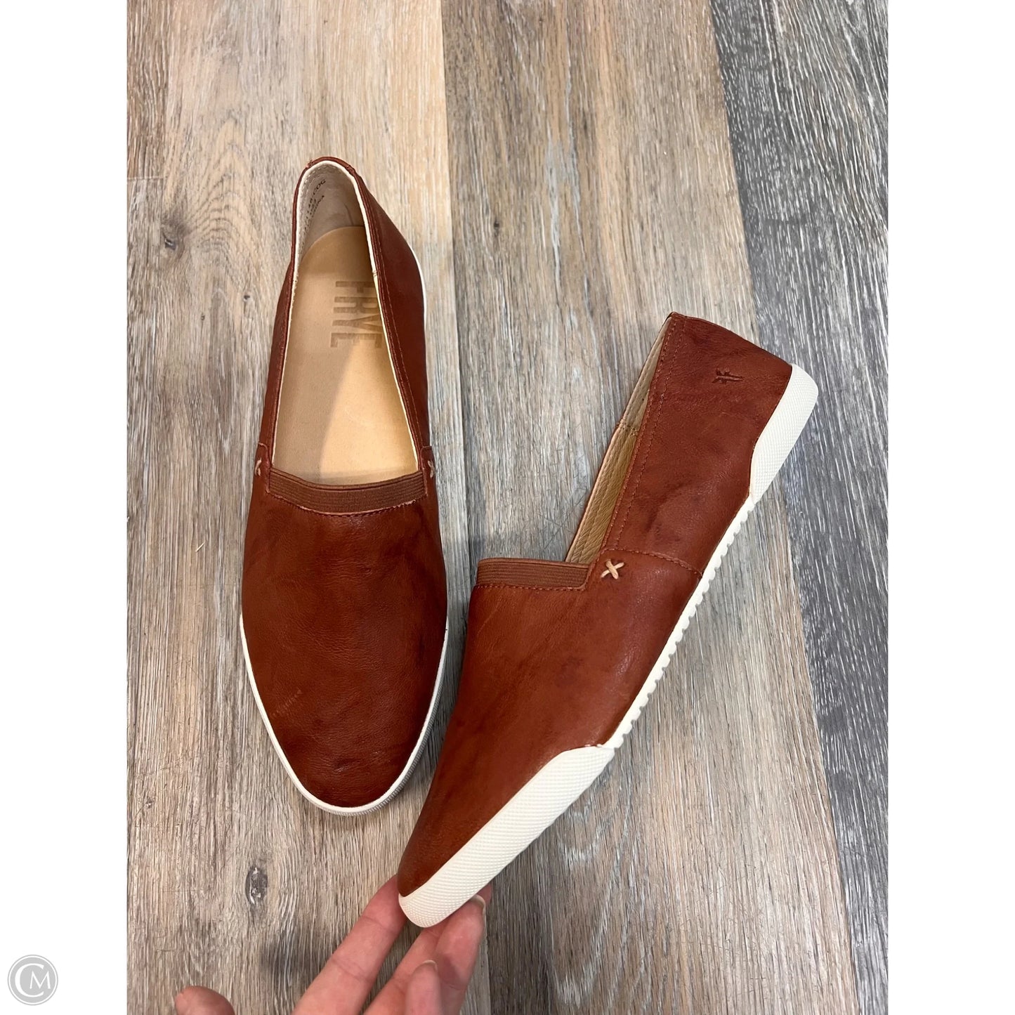 Shoes Designer By Frye In Tan, Size: 9