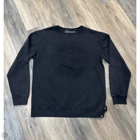 Athletic Sweatshirt Crewneck By Gameday Social In Black, Size: Xxl