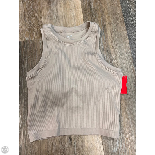 Athletic Tank Top By Pro-fit In Taupe, Size: M