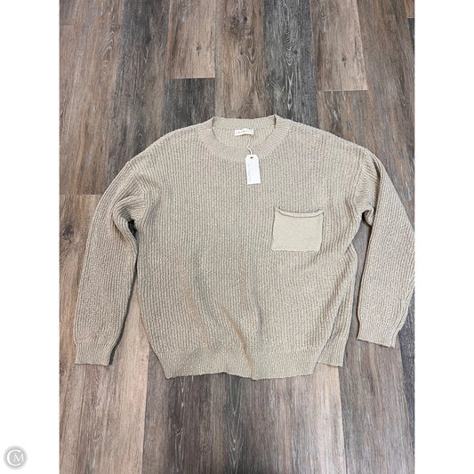 Sweater By By Together In Tan, Size: M