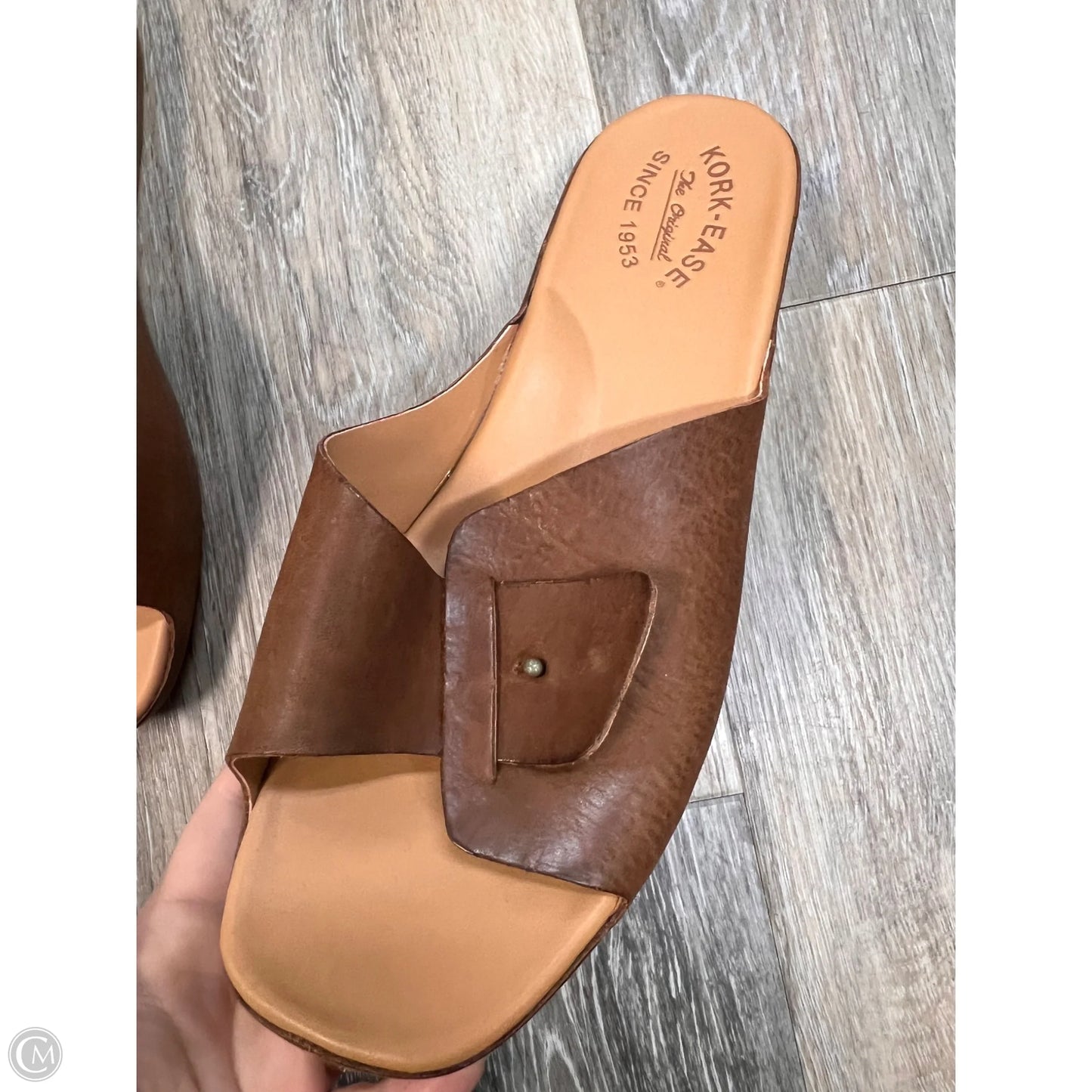 Sandals Flats By Kork Ease In Brown, Size: 10