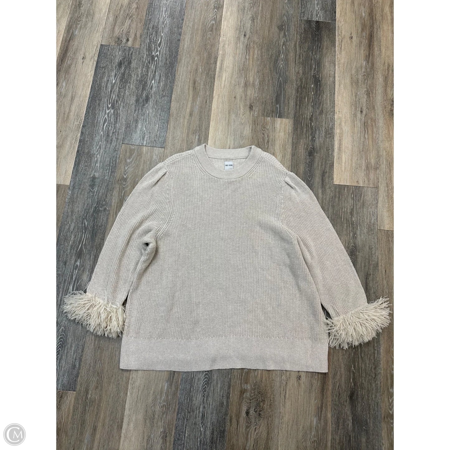 Sweater By Nic + Zoe In Tan, Size: 2x