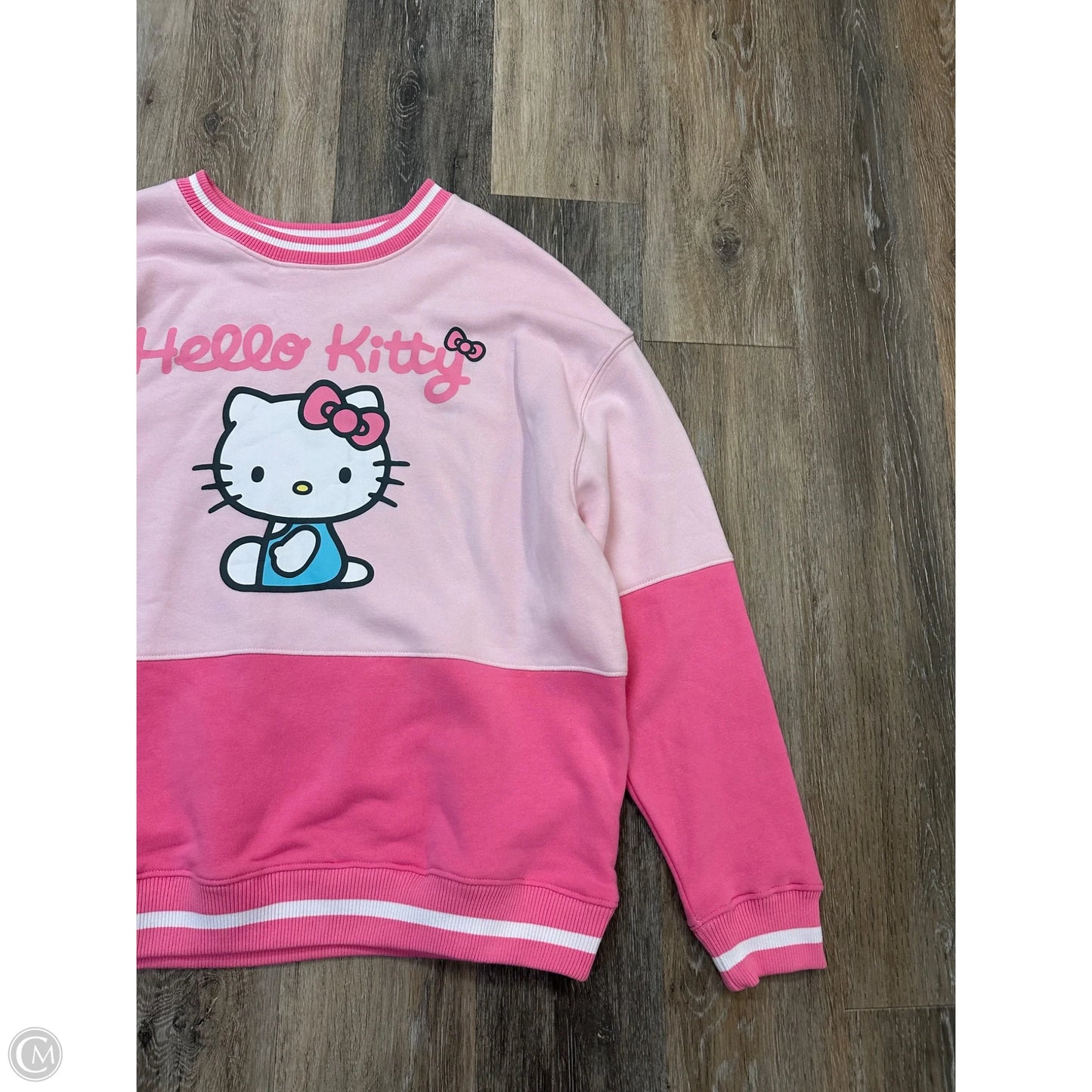 Sweatshirt Crewneck By Hello Kitty In Pink, Size: Xxl
