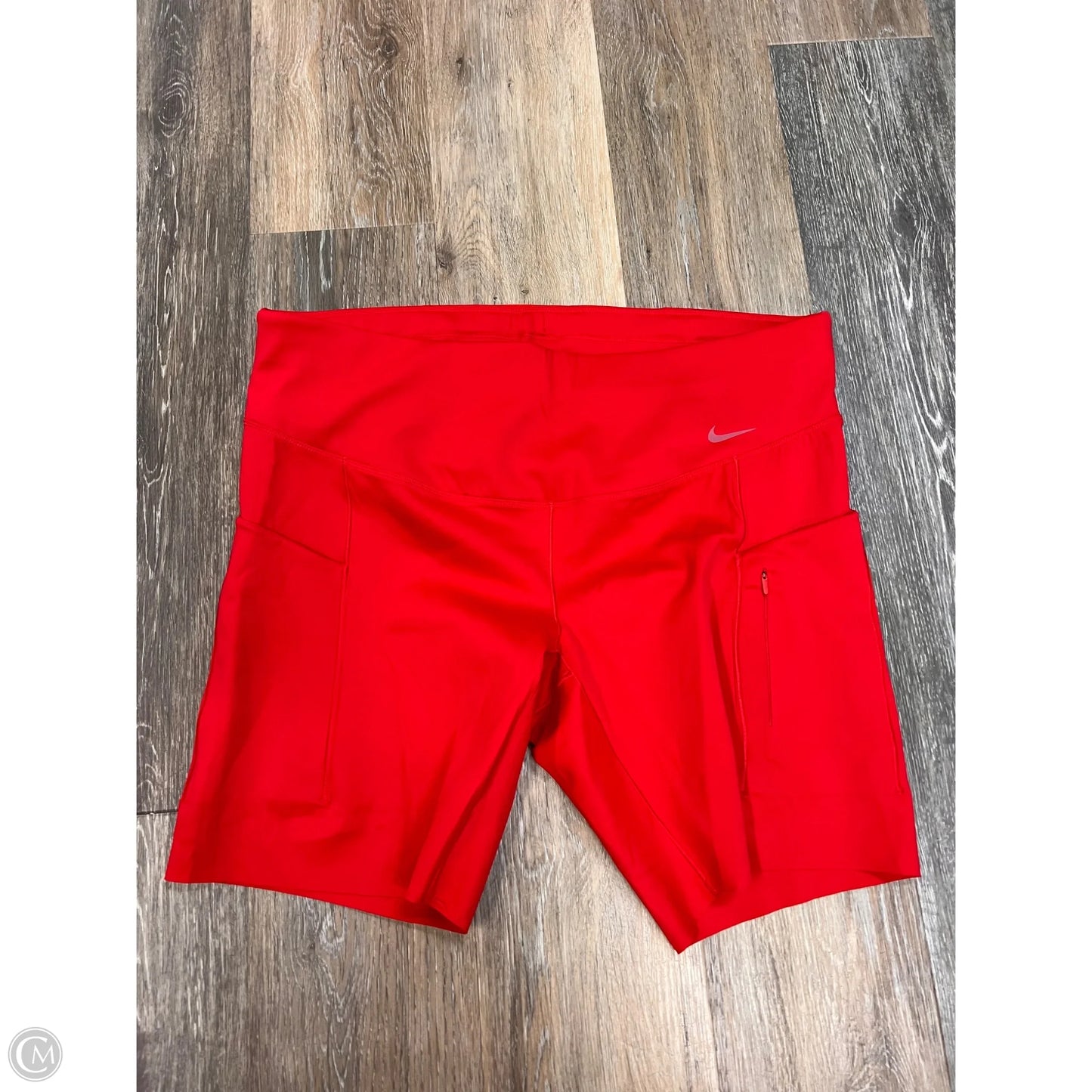 Athletic Shorts By Nike Apparel In Red, Size: 1x