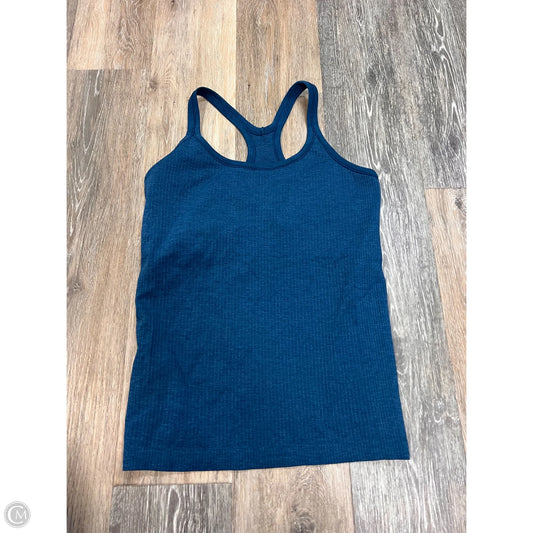 Athletic Tank Top By Lululemon In Blue, Size: 8
