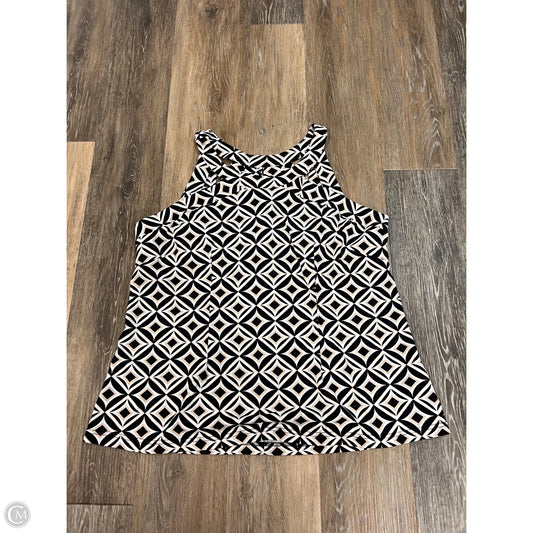 Tank Top By Lulu B In Black & White, Size: Xl