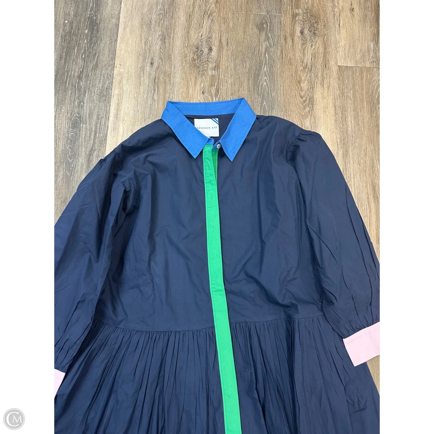 Dress Casual Midi By Addison Bay In Blue, Size: L