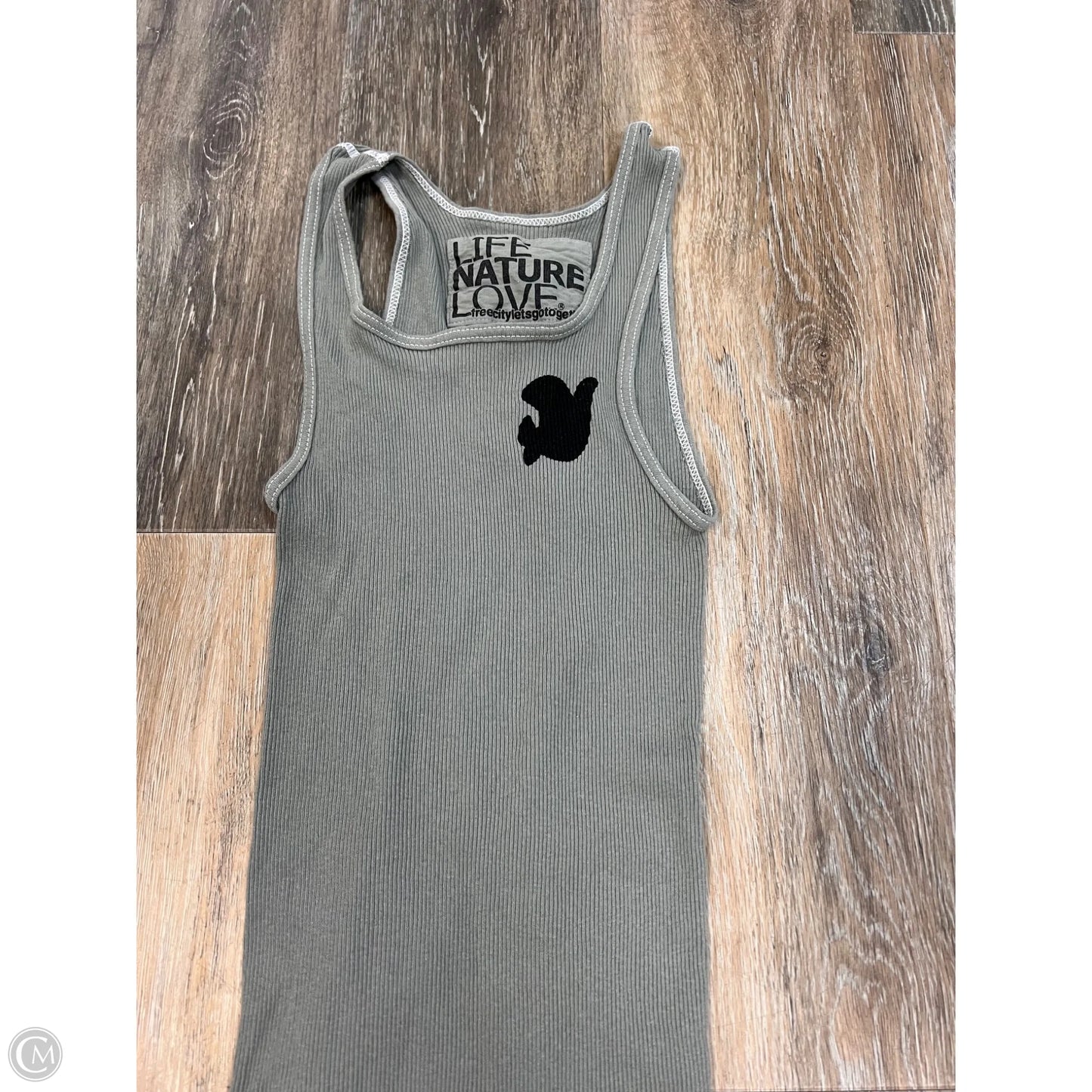 Tank Top By Freecity In Grey, Size: Xs/S
