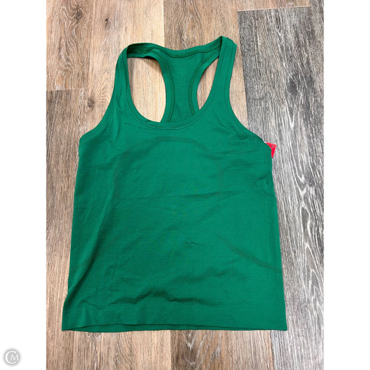 Athletic Tank Top By Lululemon In Green, Size: 4