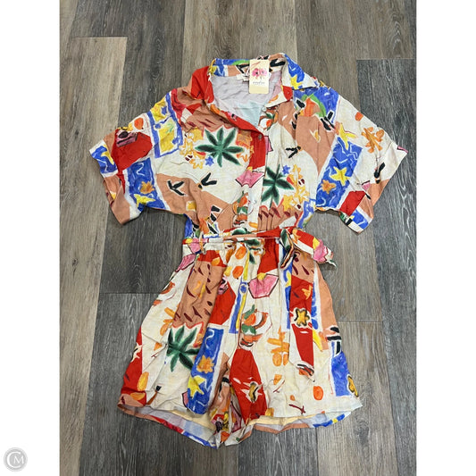 Romper By Entro In Multi-colored, Size: S