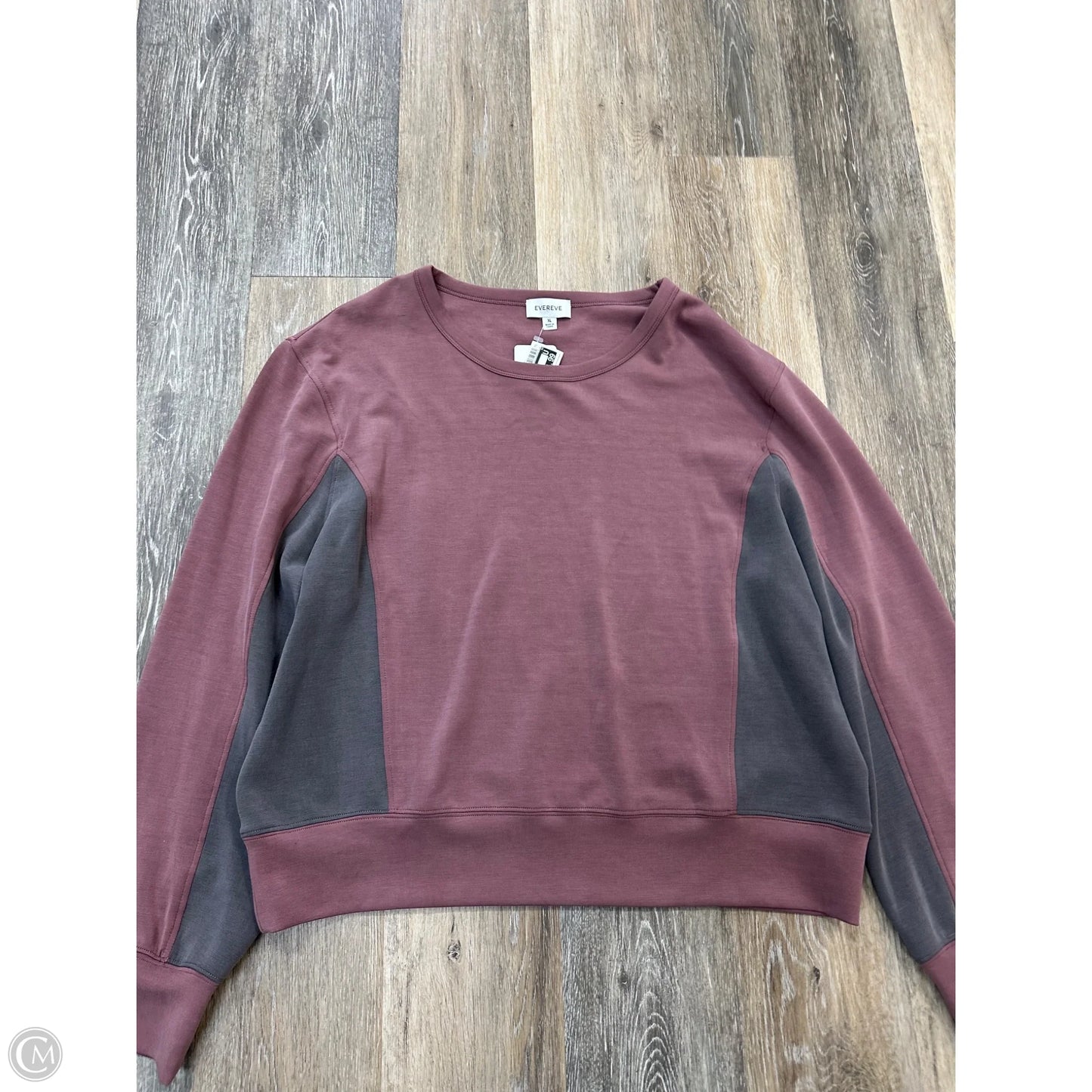 Sweatshirt Crewneck By Evereve In Mauve, Size: Xl