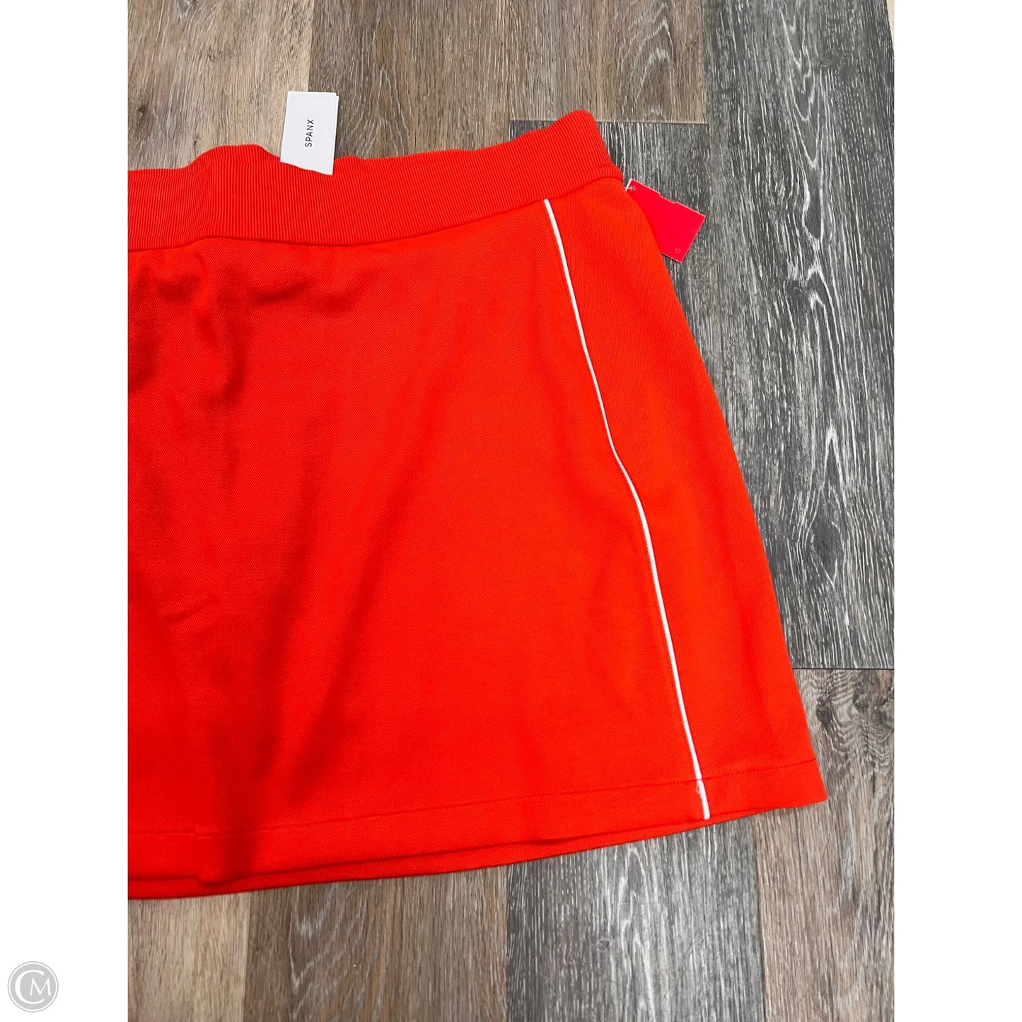 -Athletic Skort By Spanx In Orange, Size: 1x