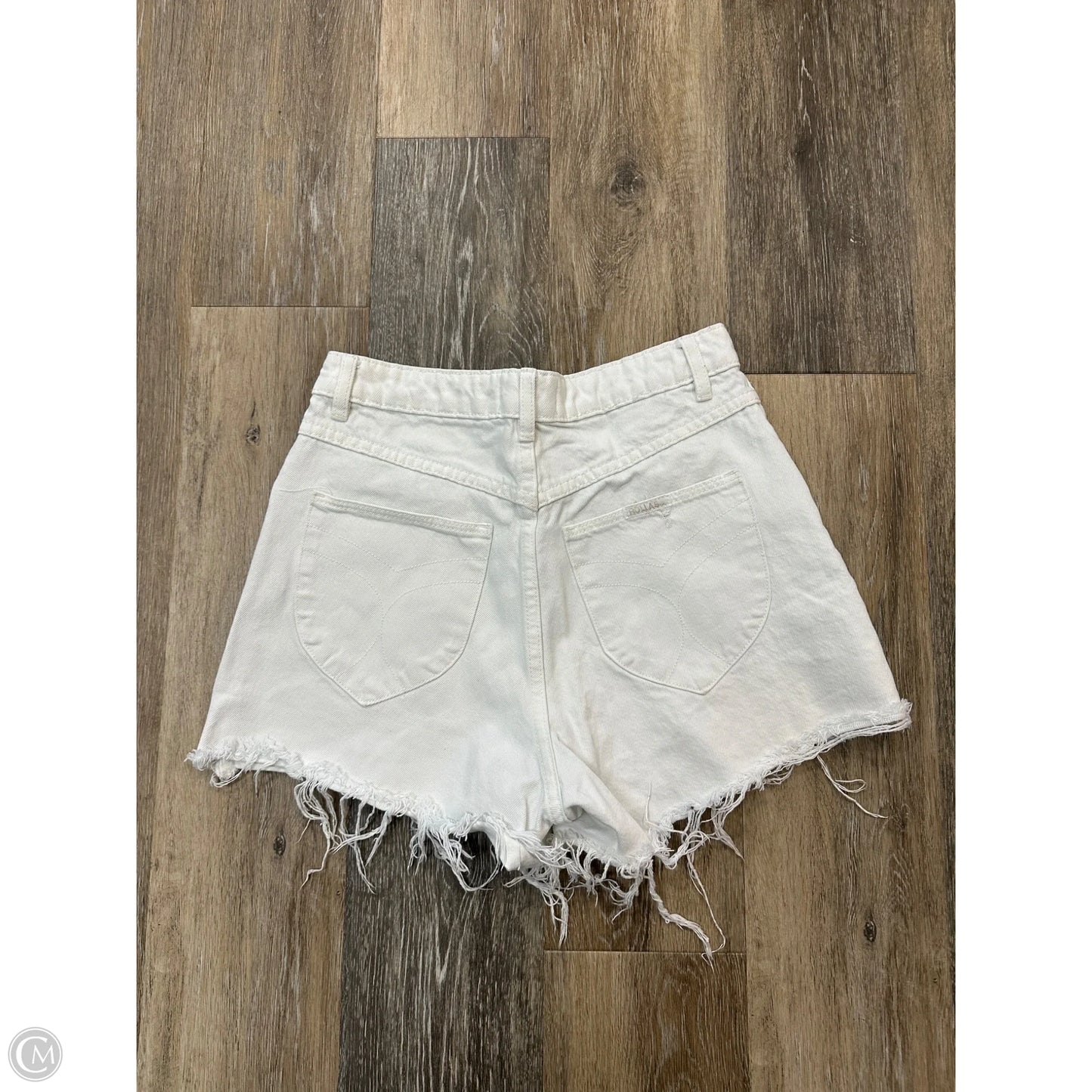 Shorts By Rollas In White Denim, Size: 4/27