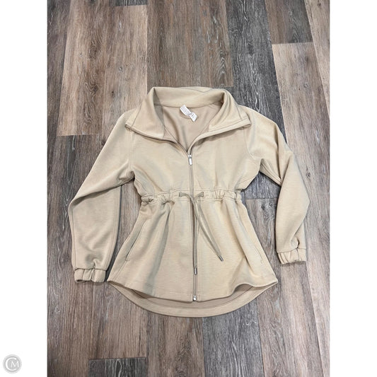 Athletic Jacket By Lululemon In Tan, Size: 2