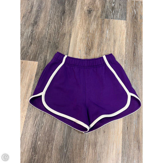 Athletic Shorts By Lululemon In Purple, Size: Xs