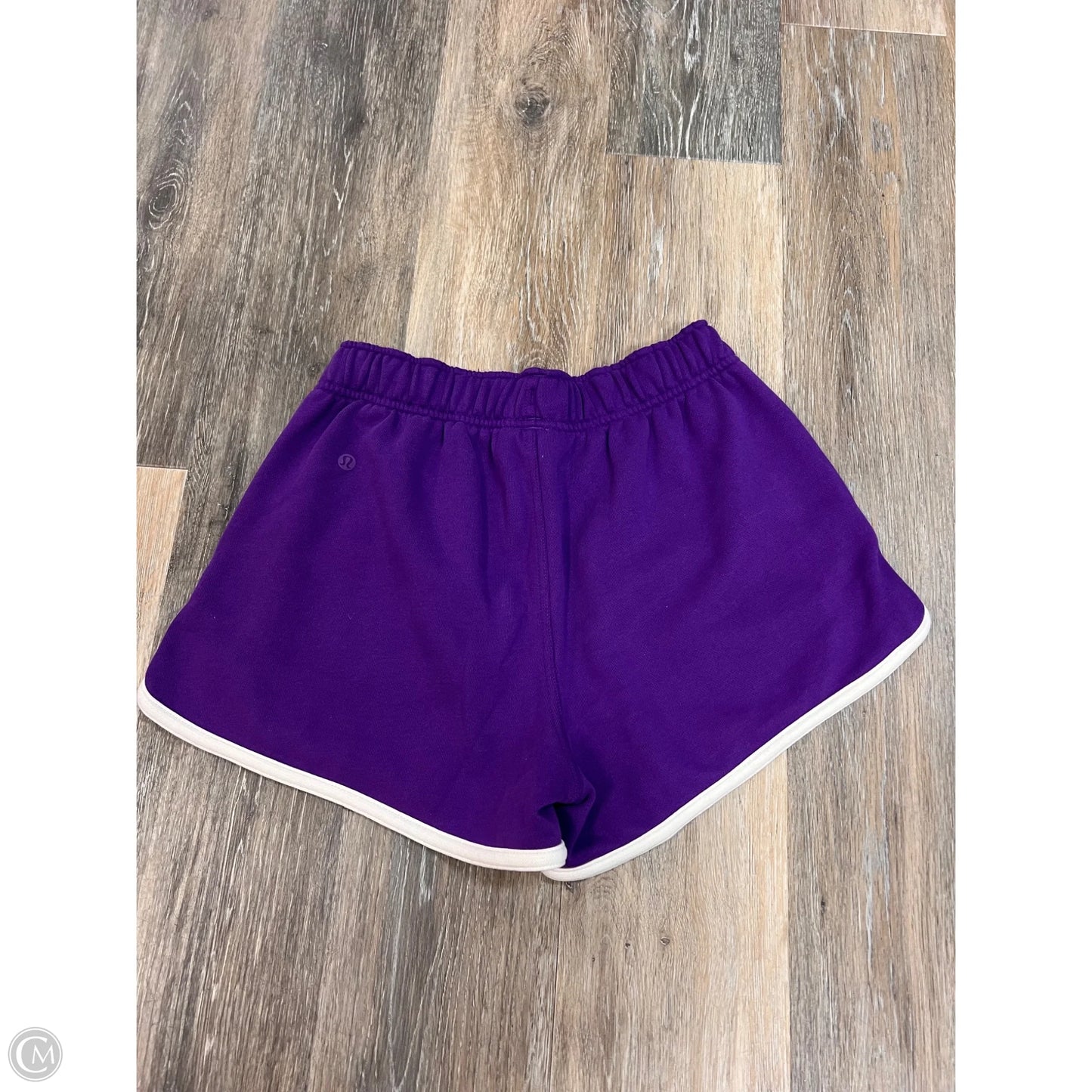 Athletic Shorts By Lululemon In Purple, Size: Xs