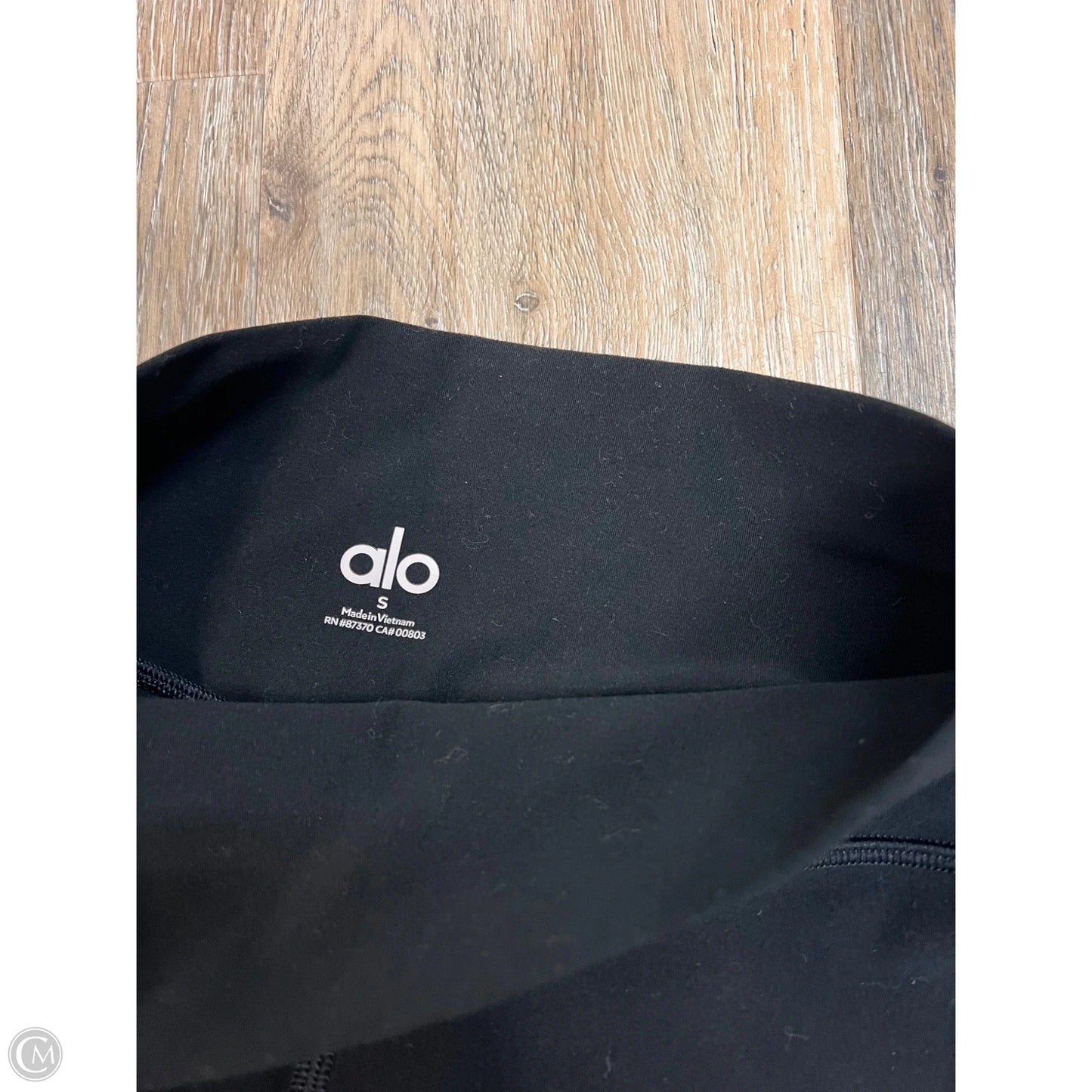 Athletic Leggings By Alo In Black, Size: S