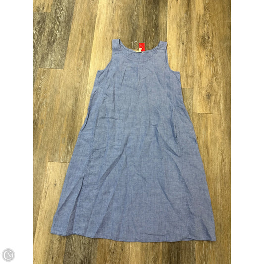 Dress Casual Maxi By Eileen Fisher In Blue, Size: M