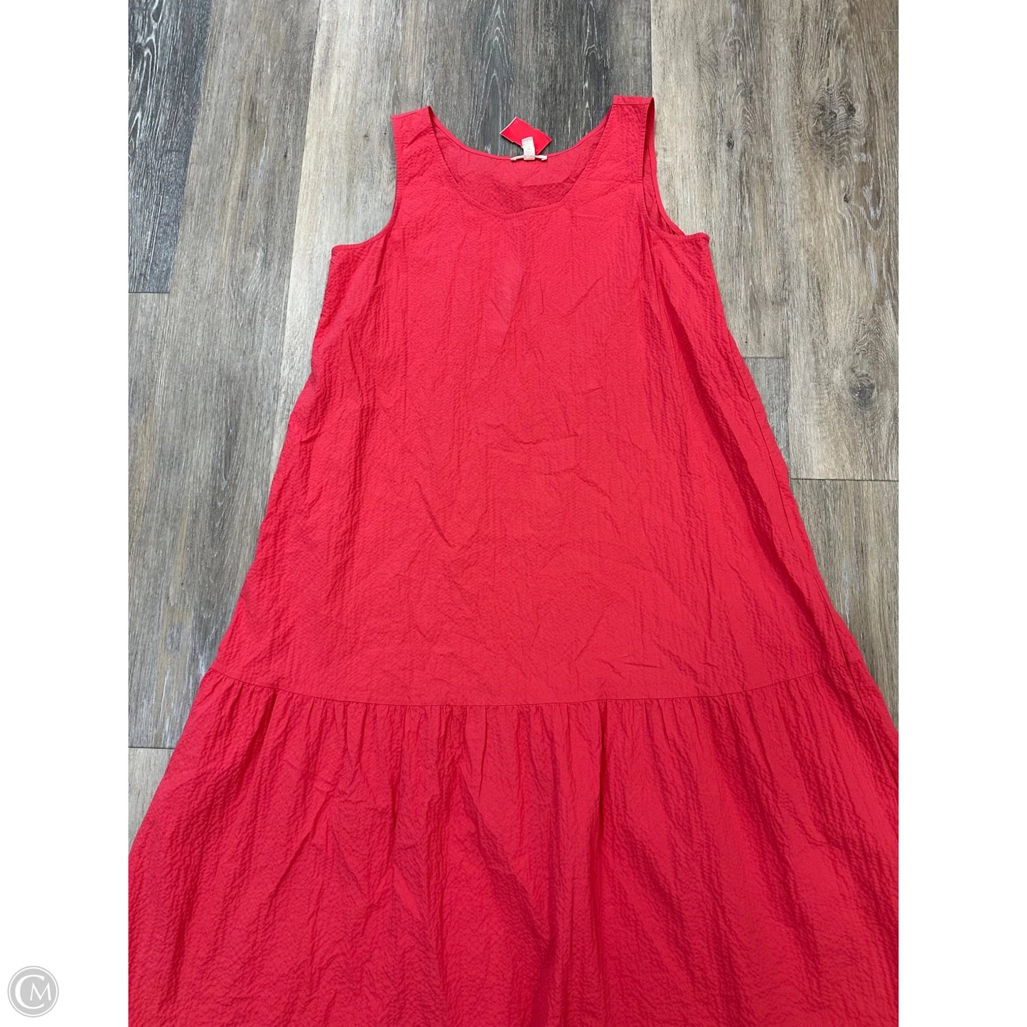 Dress Casual Midi By Eileen Fisher In Red, Size: M