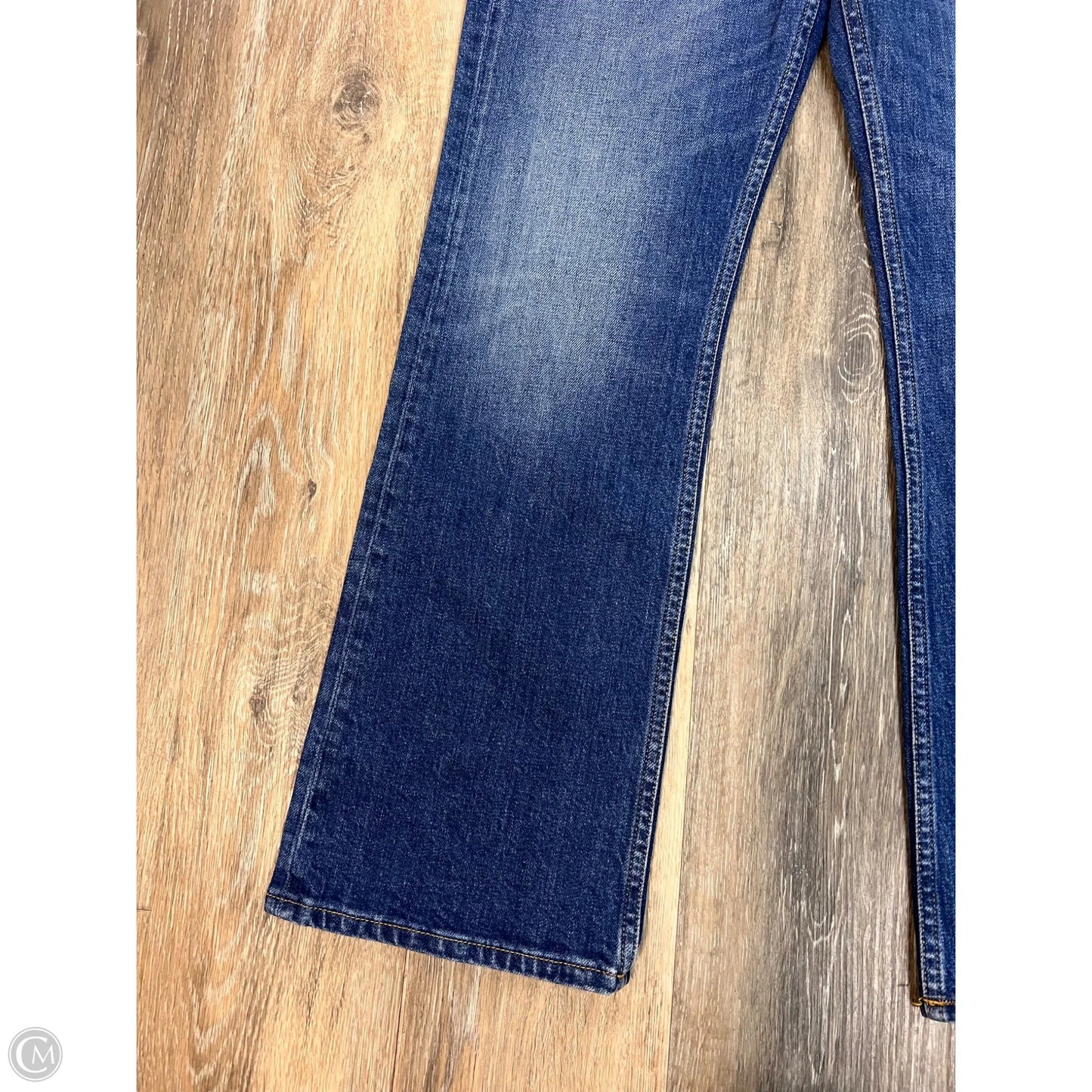 Jeans Straight By Closed In Blue Denim, Size: 4