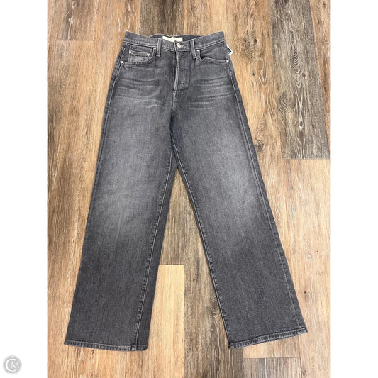 Jeans Straight By Mother In Grey Denim, Size: 4